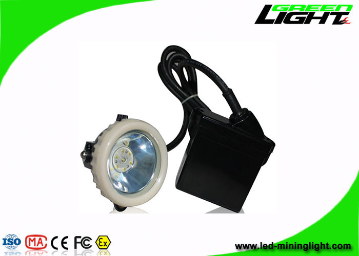 la lampe de chapeau des mineurs 6.6Ah menés a attaché anti 10000lux explosif l'ion que rechargeable IP67 de lithium imperméabilisent