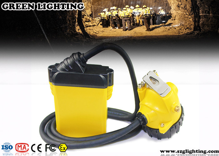 Le mineur 10.4AH Hard Hat Light a attaché le style 25000 Lux Strong Brightness