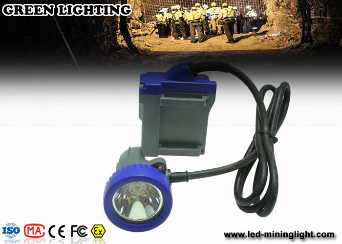 le casque antichoc sans fil de lampe de chapeau de couverture bleue de haute performance allume l'éclat 4000lux