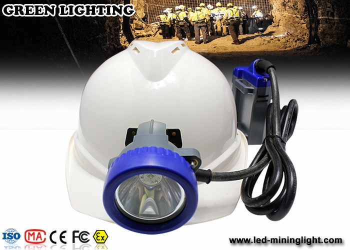 Lumières de extraction de chapeau d'exploitation de secours, lumière de extraction de casque avec la batterie de Li-ion de 1*18650 6.6Ah