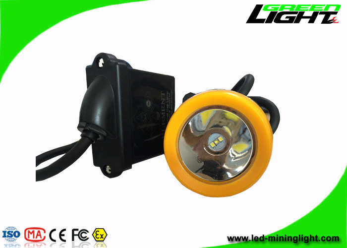 Phare imperméable rechargeable de LED 10000 Lux With Orange/couleur noire