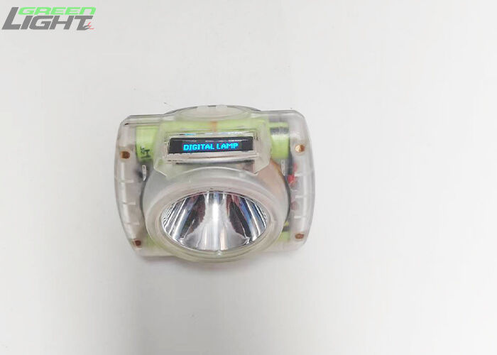 Explosion Proof Cordless Led Coal Mining Cap Lamp IP68 Oled Screen 20000lux Miner's Lamp