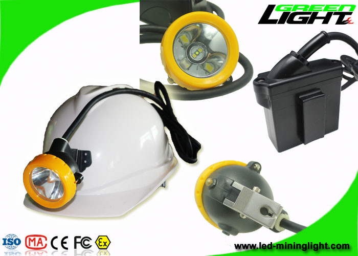 Exploitation sans fil souterraine imperméable de lampe de chapeau 216 LUM 1.67W avec le corps noir