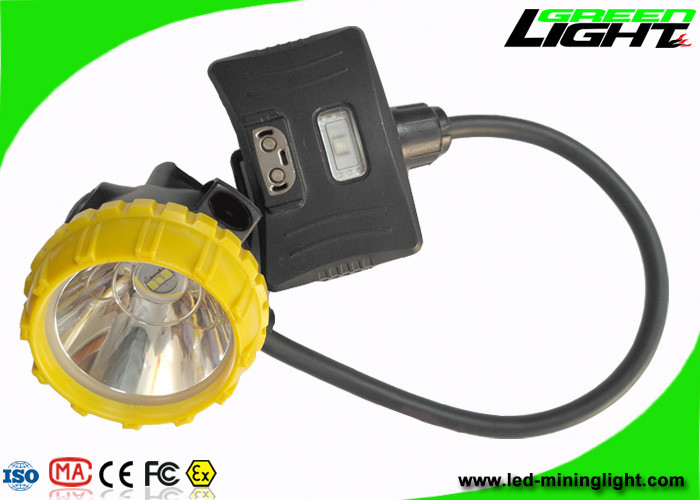 Les lumières 15000lux de chapeau de l'exploitation IP68 ont semi attaché la batterie de 3.7V 450mA 6.8Ah Panasonic