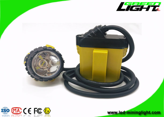 Lumières souterraines 3W de charbonnage de 25000 lux 10.4Ah avec la fonction d'avertissement de puissance faible
