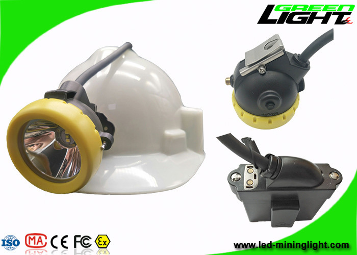 lumière menée rechargeable 7.8Ah Li - Ion Battery IP68 450mA de casque antichoc de 216lum 10000lux