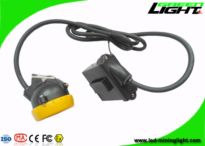 Lampe de chapeau des mineurs IP68 menés 10000lux 7.8Ah Li - chapeau d'Ion Battery With Silicon Button
