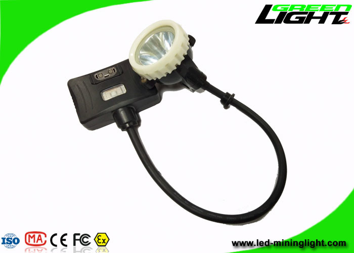 le chapeau d'exploitation de 5.2Ah LED allume la poutre élevée IP68 de l'éclat 10000lux avec la corde de sécurité