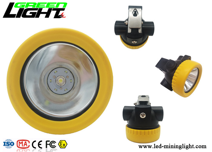 Capacité de petite taille légère de batterie de la lampe de chapeau de mineurs de LED 5000lux 2.2Ah