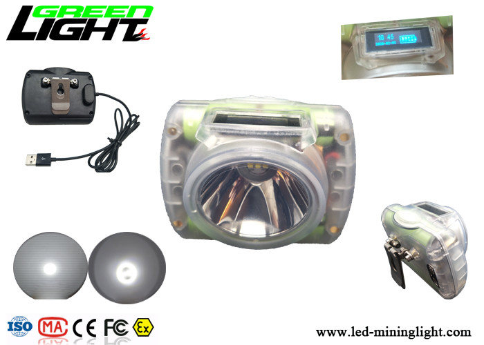La lampe de chapeau sans fil rechargeable de mineurs de LED imperméabilisent 13 heures pour la mine souterraine