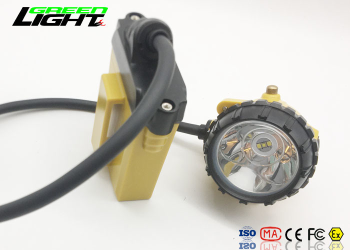 Lumière menée rechargeable imperméable du casque Ip68 antichoc, phare mené de puissance élevée pour le fonctionnement