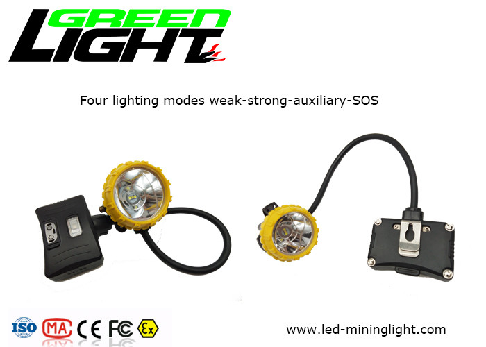 GLS12-A 6.8Ah 15000lux a semi attaché la lampe de chapeau de mineurs avec le long temps de travail