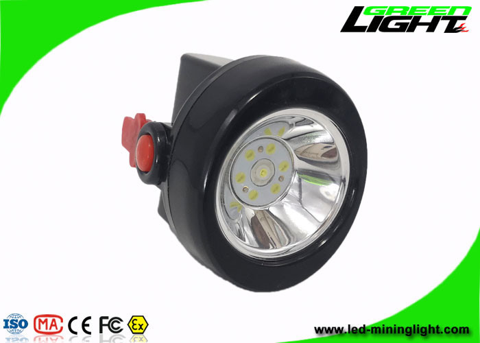 2.8Ah 4000 légers de extraction menés sans fil portatifs Lux Coal Miner Headlamp Cree a mené le temps de travail 15hours