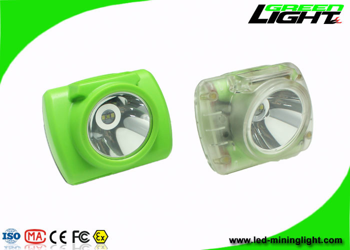 PC d'ABS de lampe de chapeau de mineur sans fil de 13000 lux rechargeable avec le phare intelligent d'exploitation de SOS d'écran d'OLED