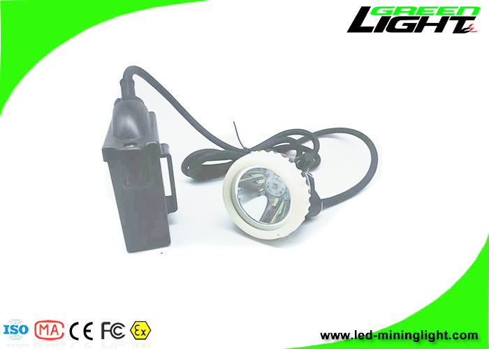 10000Lux LED Miners Cap Lampe Batterie au lithium rechargeable 1.67W 6600mAh ABS PC étanche