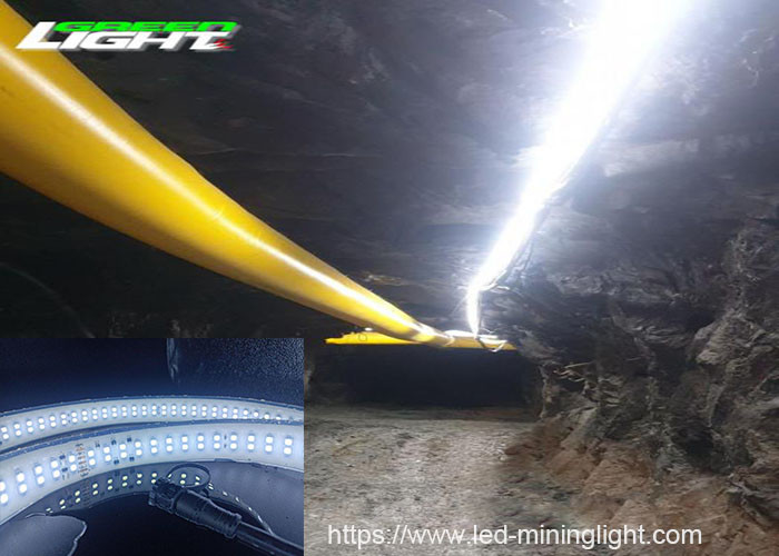 AC110V 35W LED bandes lumineuses flexibles SMD2835 280LEDs bande LED étanche à Double rangée pour Tunnel Mine souterraine extérieure