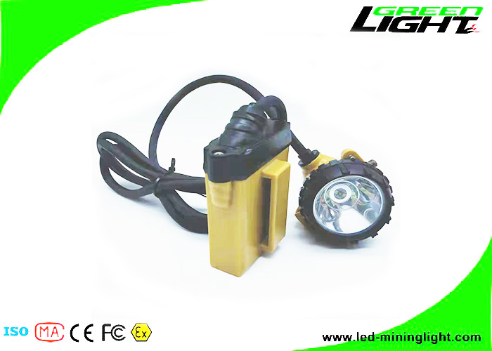 25000lux Super Bright Rechargeable LED Miners Lampe 10.4Ah SAMSUNG Batterie IP68 3W Lampe frontale étanche