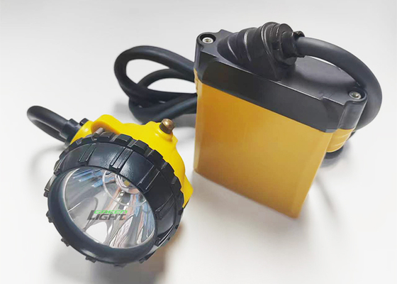 Lampe à haute intensité 10400mah 348lum Rechargeable Led Mining Cap Lampe de charbon mineur lampe 25000lux
